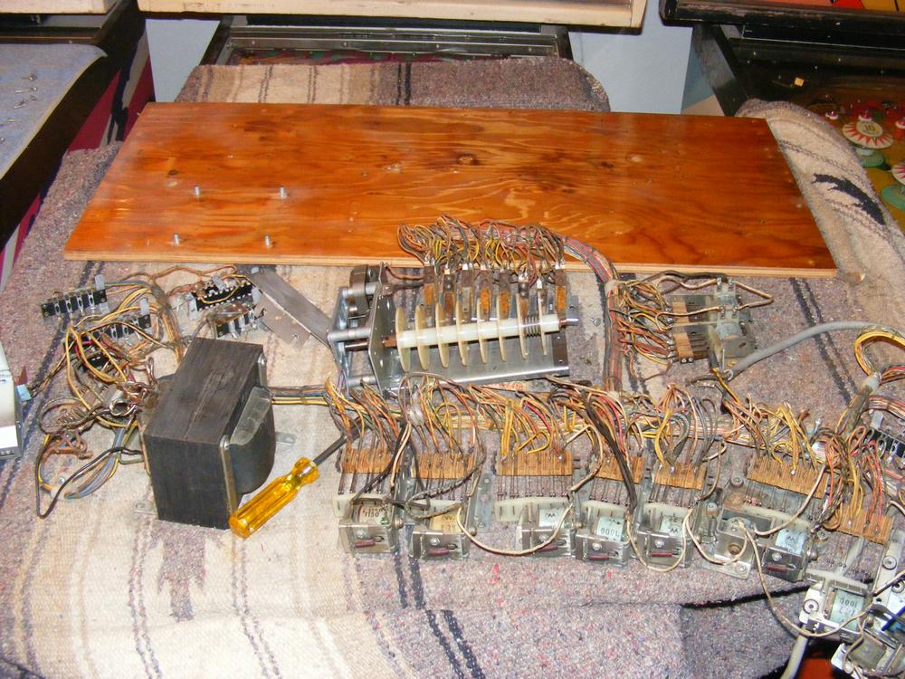 Williams 1971 'Klondike' Mech Board Without Mechs Shows the Mess