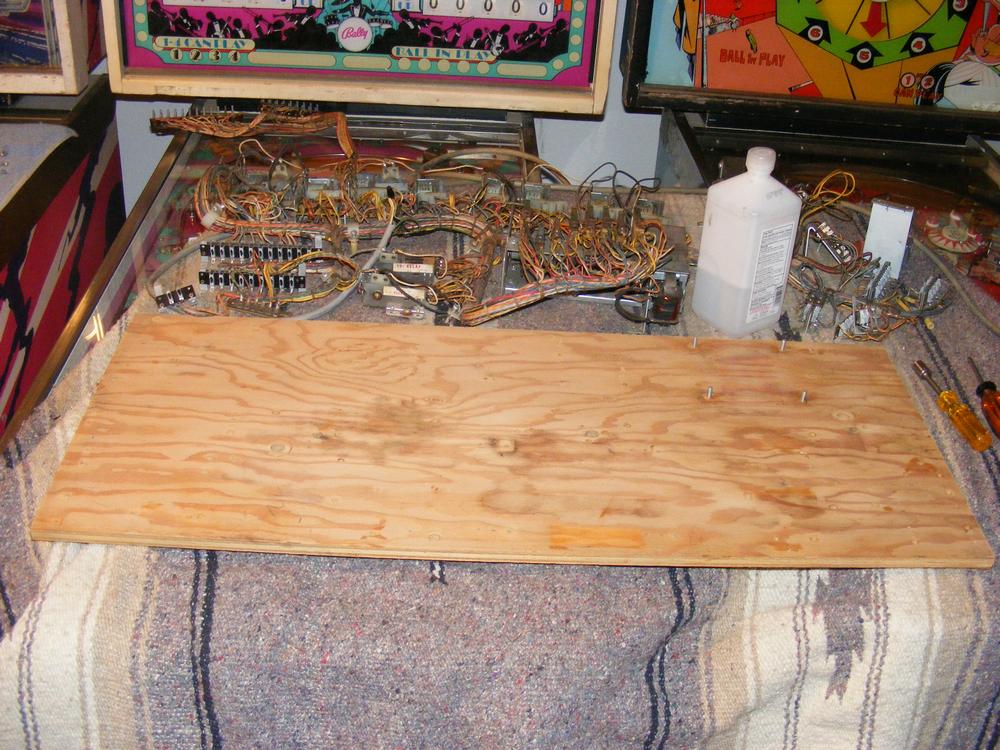 Williams 1971 'Klondike' Mech Board Without Mechs Shows the Mess